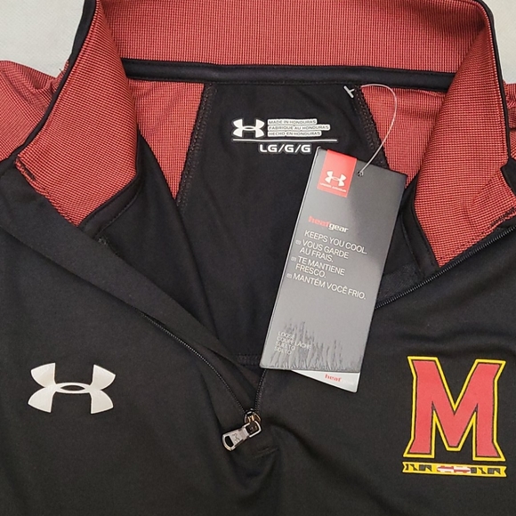 Univ of Maryland Terrapins- Under Armour, ¼ zip up - Picture 5 of 12